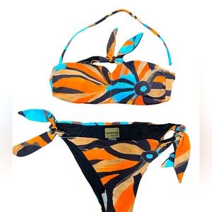 Miss Bikini Hawaiian print Two piece